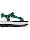 Oruga Up Γυναικεία Ανατομικά Σανδάλια Sporty Flatforms Πράσινα