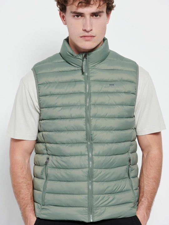 Funky Buddha FBM007-00401 Sleeveless Jacket Puf...