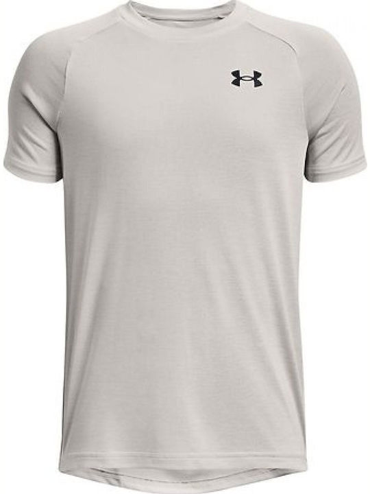 Under Armour Παιδικό T-shirt Γκρι Tech 2.0