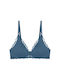 Triumph Maternity & Nursing Bra with Clips Rough Blue