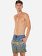 Everyday Wordblock Men's Swimwear Shorts Blue With Designs