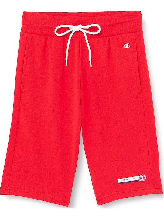 Champion Graphic Terry Men's Athletic Shorts Red