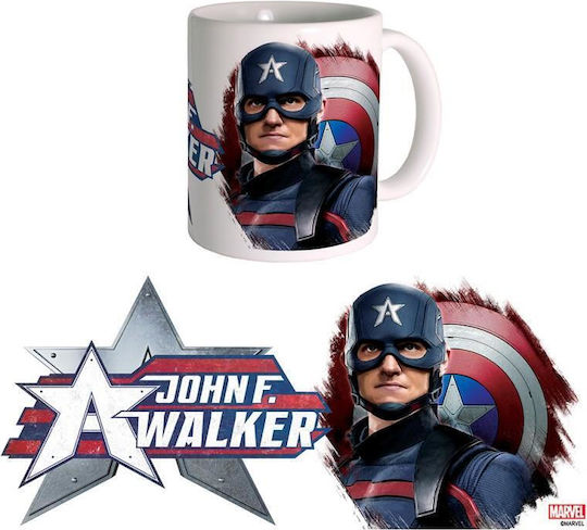 Semic Falcon And The Winter Soldier - Walker Mug Ceramic Multicolored 300ml