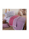 Nef-Nef Homeware Kids Quilt Single 032695 Purple/Rose 160x220cm