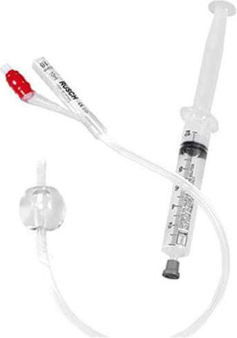 Rusch Cylindrical Aquaflate Catheter Foley 2-way Number 16 1 Piece