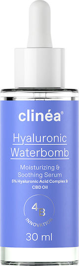 Clinea Hyaluronic Waterbomb Καταπραϋντικό & Αντιγηραντικό Serum Booster Προσώπου με Υαλουρονικό Οξύ για Αναζωογόνηση 30ml