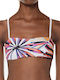 Desigual Bikini Sutien sport Alb