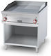 Lotus Commercial Flat Top Electric Griddle with Flat & Ribbed Plate 15kW 80x90x90cm