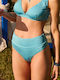 Rock Club Bikini High Waisted Light Blue