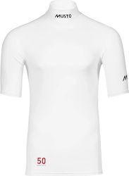 Musto Championship Short Sleeve Rash UPF 50 Αντηλιακή Μπλούζα Λευκή
