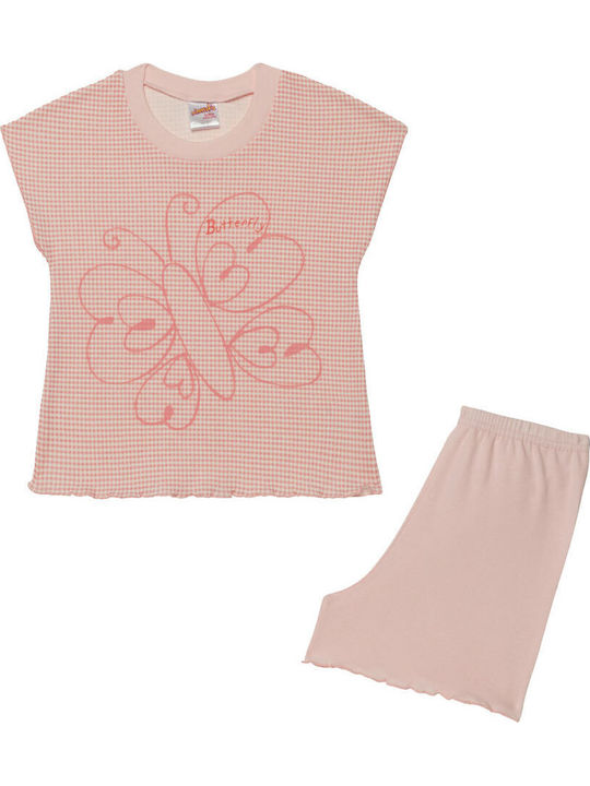 Minerva Pijama pentru copii De vară Roz Magic Butterfly