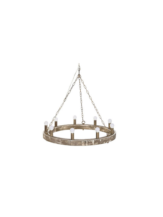 DKD Home Decor Chandelier Beige 13cm S3041830