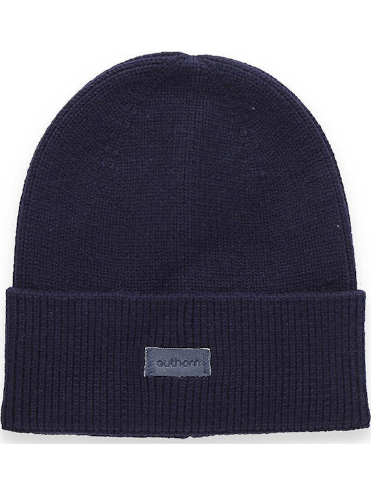 Beanie Beanie with Rib Knit in Blue color