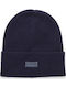 Beanie Beanie with Rib Knit in Blue color