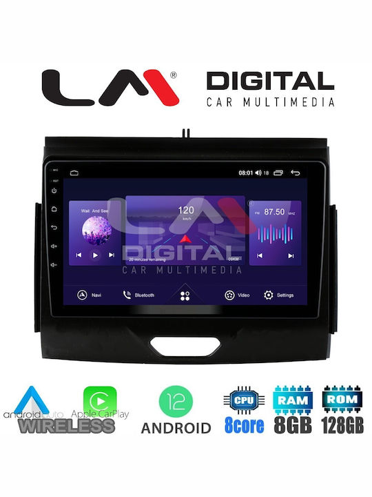 LM Digital Sistem Audio Auto pentru Ford Vânător Land Rover Range Rover 2015-2020 (Bluetooth/USB/WiFi/GPS/Apple-Carplay/Android-Auto) cu Ecran Tactil 9"