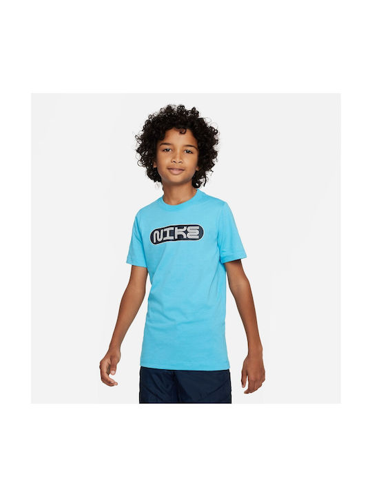 Nike Kinder-T-Shirt Blau