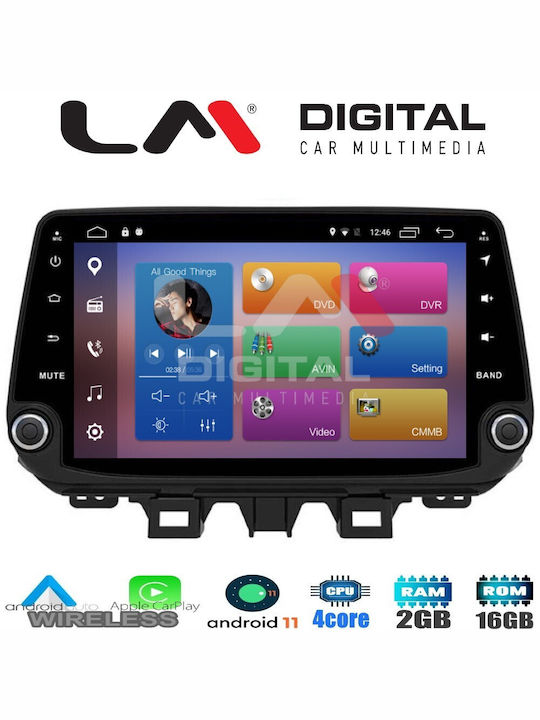 LM Digital Car Audio System for Hyundai Tucson 2015 - 2019 (Bluetooth/USB/WiFi/GPS) with Touch Screen 9"