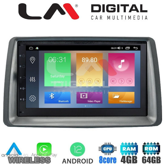 LM Digital Car Audio System for Fiat Panda Panda 2015-2020 (Bluetooth/USB/WiFi/GPS/Apple-Carplay/Android-Auto)