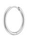 Oxzen Men's Earrings Hoops made of Steel Gold Plated