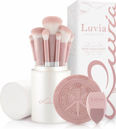 Luvia Set mit Make-up-Pinseln aus synthetischem Haar Prime Vegan Candy 7Stück