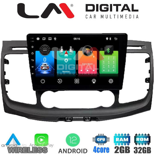 LM Digital Ηχοσύστημα Αυτοκινήτου για Ford Transit / Tourneo / Transit Custom / Tourneo Custom / Tourneo Courier / Courier / Transit Courier 2018 (Bluetooth/USB/WiFi/GPS/Apple-Carplay/Android-Auto) με Οθόνη Αφής 9"