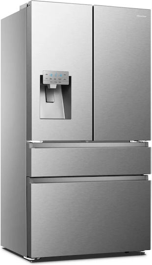 Hisense Side-by-Side Refrigerator 560lt Total NoFrost H178.5xW91.4xD72.5cm Inox RF728N4SASE