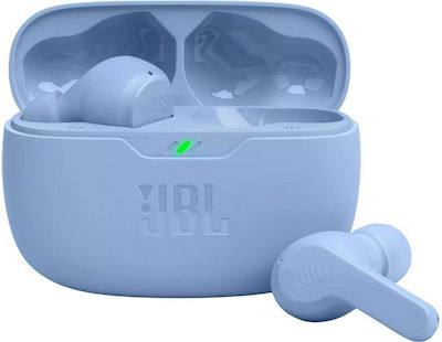 JBL Wave Beam In-ear Bluetooth Handsfree Ακουστικά με Θήκη Φόρτισης Μπλε