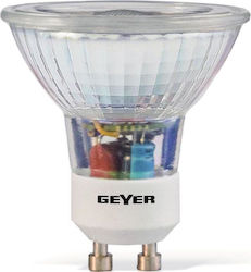 Geyer LED Lampen für Fassung GU10 und Form PAR16 Kühles Weiß 450lm 1Stück