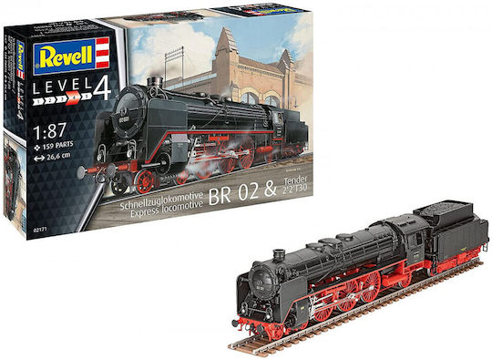 Revell BR 02 & Tender Φιγούρα Μοντελισμού Τραίνο σε Κλίμακα 1:87