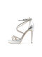 Fardoulis Leather Women's Sandals 916-46Λ with Strass Silver