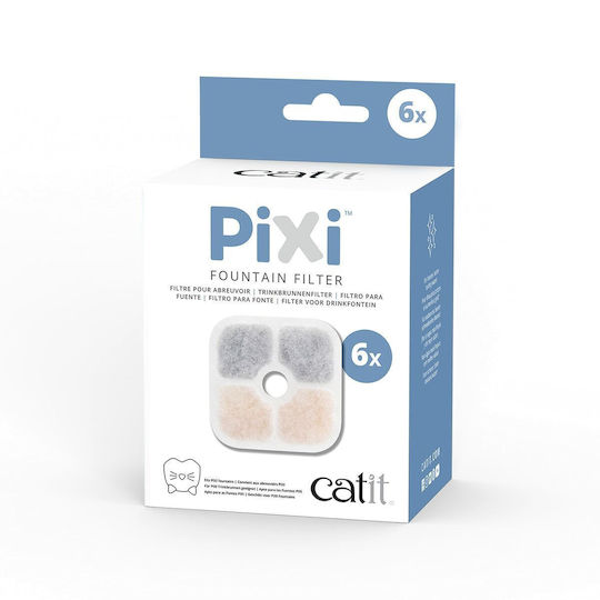 Catit Pixi Ανταλλακτικά Φίλτρα Πολύχρωμο 6τμχ