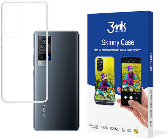 3MK Skinny Back Cover Σιλικόνης 0.5mm Διάφανο (Vivo X60 Pro 5G)