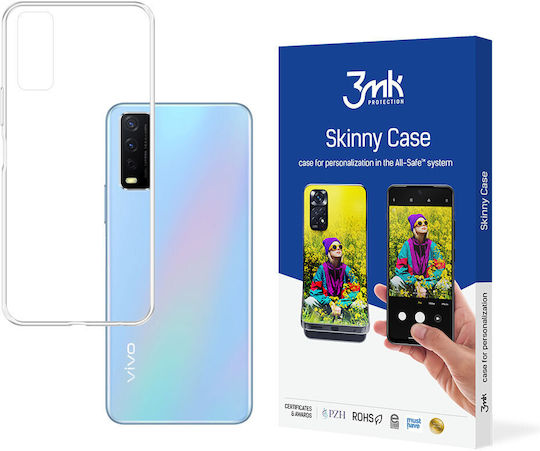 3MK Skinny Umschlag Rückseite Silikon 0.5mm Transparent (Vivo Y11s)