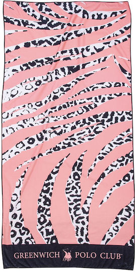 Greenwich Polo Club Microfiber Body Towel 280gr/m² Pink 170x80cm