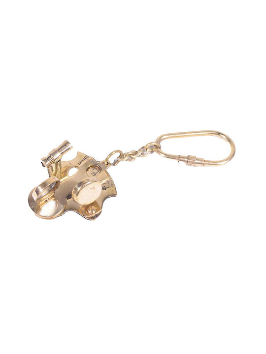 Keychain Metallic Gold