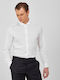 HD x Vardas Slim Fit Shirt White Cotton SPORT MONOCHROME EVENING, ALL DAY, CASUAL, BUSINESS, BLAZER, WEDDING