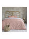 Nima Facile Tagesdecke Einzelbett Baumwolle Rosa 160x240cm