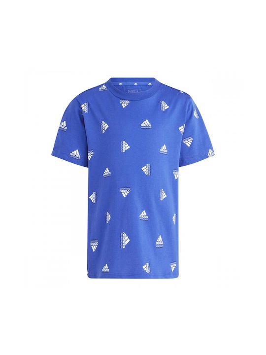 Adidas Kinder-T-Shirt Blau