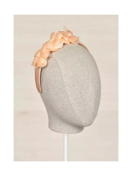 Abel & Lula Orange Kids Headband with Flower