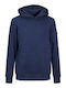 Kids Sweatshirt with Hood and Pockets Blue