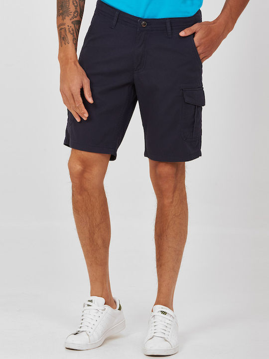 Cargo slim fit shorts B.S Bags Blue Monochrome ALL DAY, CASUAL, SPORT