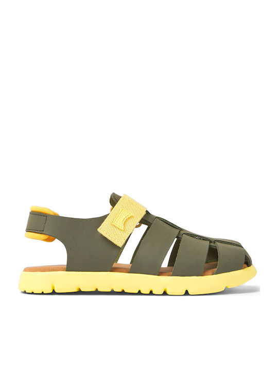 Camper Kids' Sandals Oruga Green