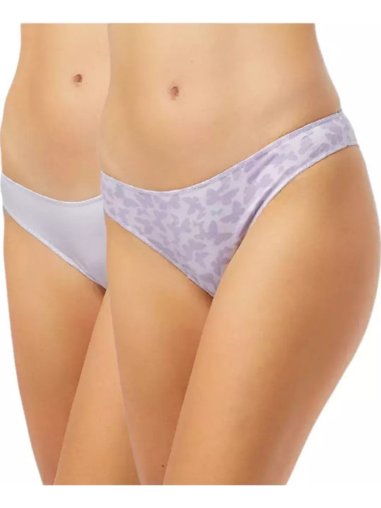 Minerva Fimelle Rio Women's Slip 2Pack Lilac