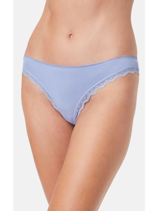 Minerva Fimelle Elegance Rio Damen Slip Hellblau