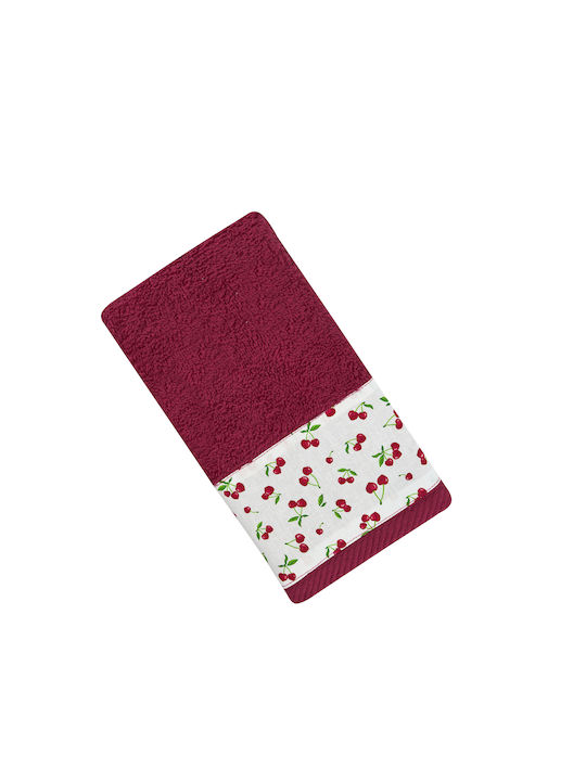 Family Enterprise Hand Towel 30x40cm Burgundy W...