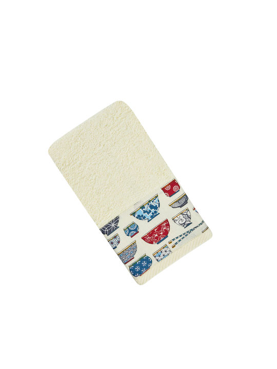 Family Enterprise Hand Towel 30x40cm Ecru Weigh...