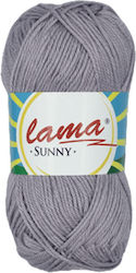 Lama Sunny Cotton 193 Gray Purple 125m 50g