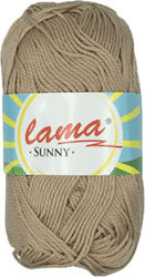 Lama Sunny 122 Beige Knitting Yarn for Bags