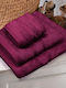 Go Smart Home Facecloth Cosy Soft 50x90cm. Burgundy Weight 510gr/m²