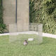 vidaXL 171573 Metal Cage for Rabbits 54x54x60cm